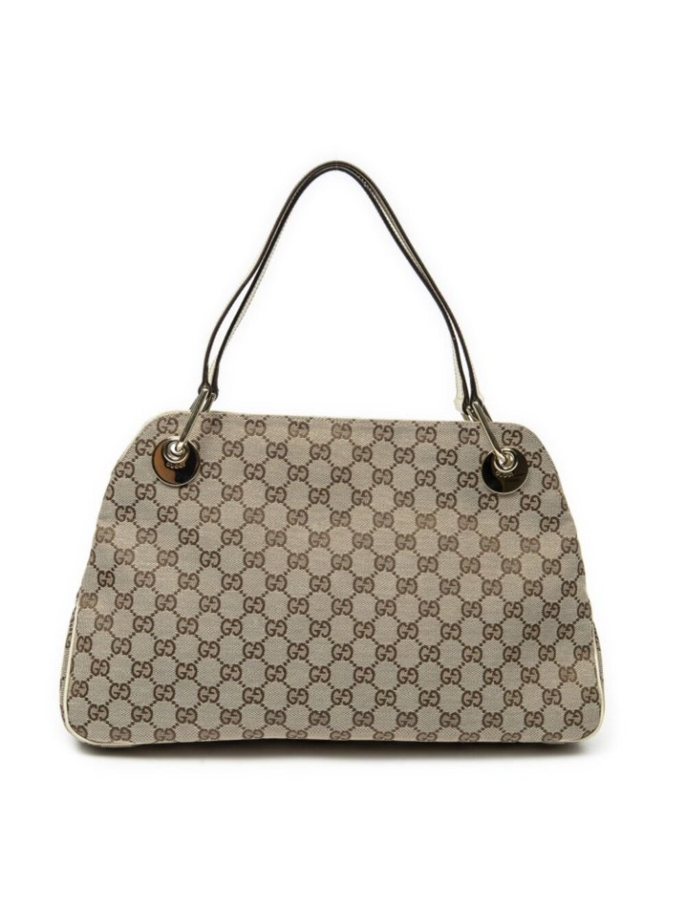 Gucci Eclipse to Ivory Beige GG Canvas Messenger Bag - Picture 5 of 10